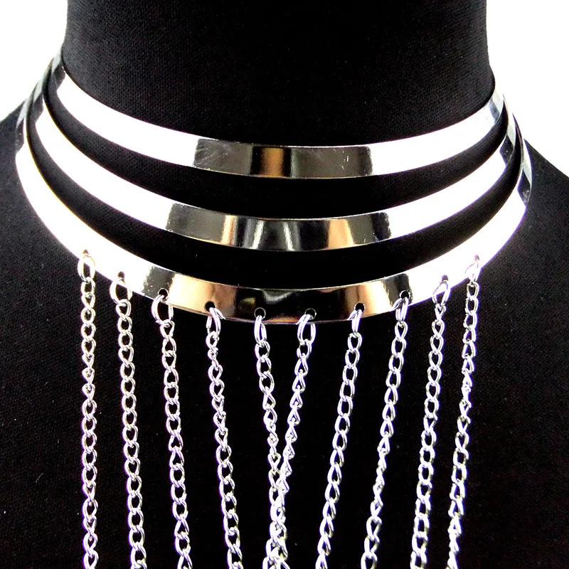 Layered Body Chain For Women Metal Body Harness Punk Sexy Statement jewelry