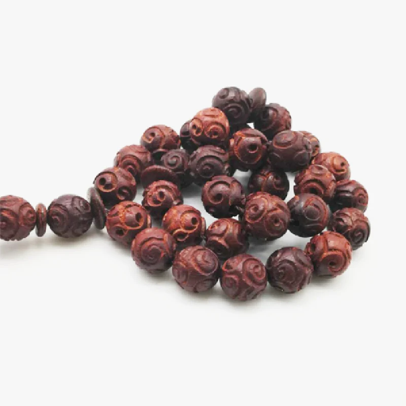 Natural Zambian sandalwood Tasbih 33 beads Man's  Misbaha Blood sandalwood  Misbaha Bracelets continuously updated