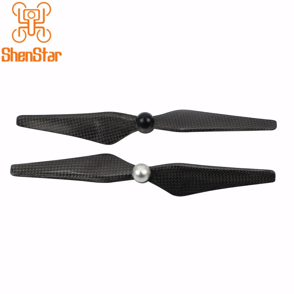 مروحة ذاتية الشد من ألياف الكربون بغطاء لولبي ، قفل ذاتي لـ DJI Phantom 1 ، 2 ، 3 ، 4 أزواج ، قطع غيار الطائرة