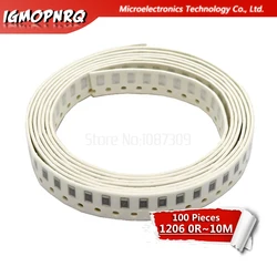 抵抗器100 smd 0r-10m 1/2w 0 1 10 1206 100 150 220 330オーム1k 470k 2.2k 10k 3.3k 4.7k 100k 120k 270k 470k k個680k 10m