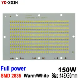 10PCS/Lot 150W 100% Full power new production SMD 2835 1500maX3 15000Lm 300Leds Led PCB board for lighting source led floodlight