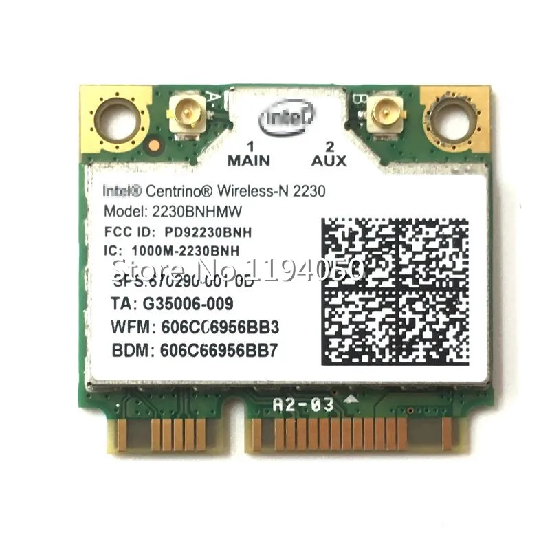 N-2230 센트리노 wireless-N2230 Wlan + 블루투스 4.0 미니 pci-E 콤보 카르테, 300M 와이파이 + 4.0BT