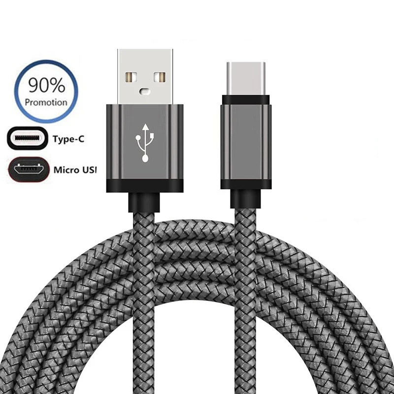 

1M USB Type C Data Sync & Charger Cable for Meizu Pro 6s / Elephone Z1 / BQ Aquaris X / X Pro Type C USB 3.1 Charging Cables