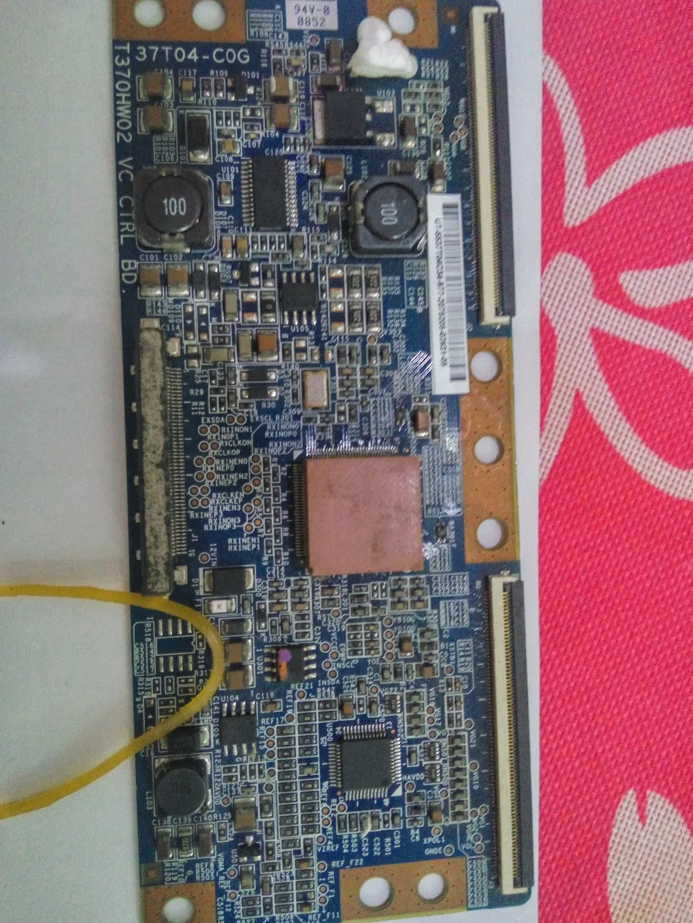 Placa lógica T370HW02 VC CTRL BD 37T04-C0G sin IC tipo 37, 32 / 46 pulgadas, conexión con T-CON