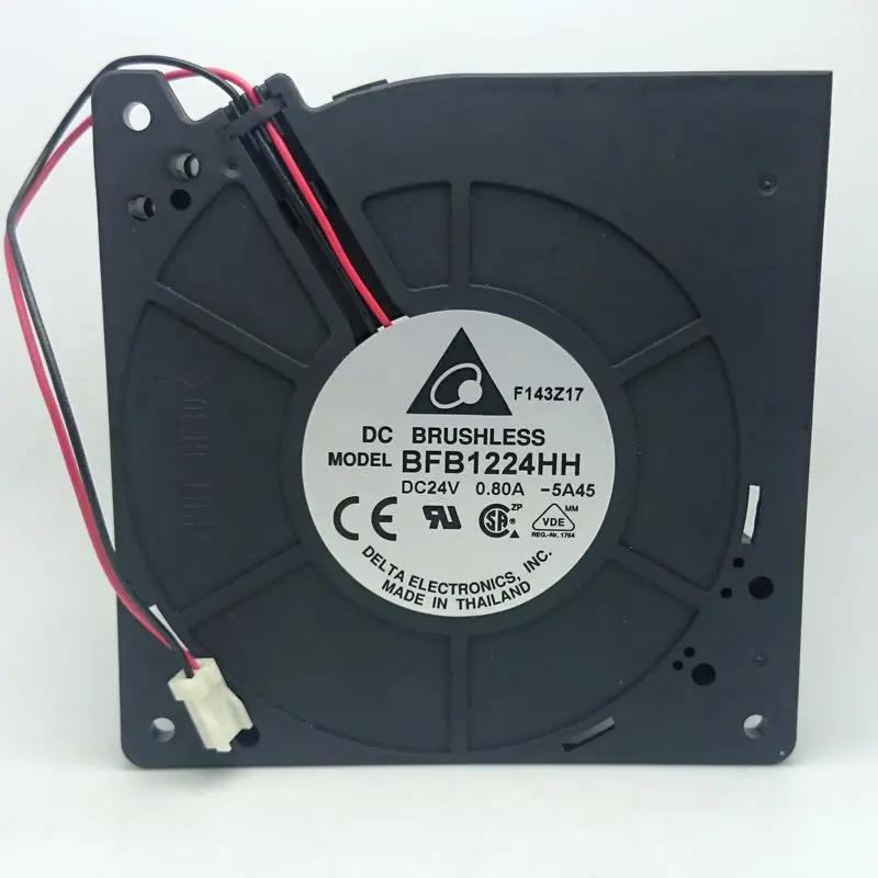 

USED DELTA BFB1224HH 12032 24V 0.80A 12CM cooling fan