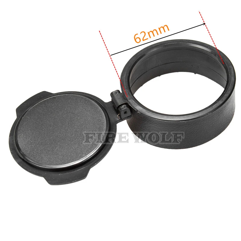 Diana-Rifle Scope Cover, Quick Flip, Spring Up, Open Lens, Eye Protect, Objective Cap para Caliber, 20 tamanhos