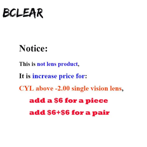 Imagen 2 del producto BCLEAR Astigmatismo normal es de +2,00 a -2,00, alto CYL es de +2,00 a +4,00 o -2,00 a -4,00
