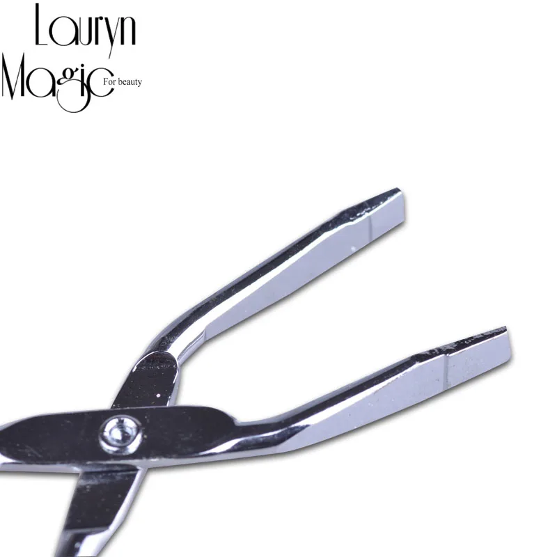 1pcs Scissors Flat Tip Eyebrow Tweezer Clamp Clipper Stainless Steel Hair Remove Hot Selling