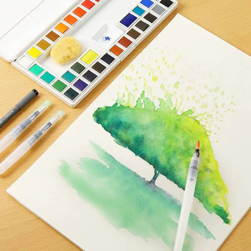 Rubens Professional 50% Cotton 300g/m2 Watercolor Paper Water Color Paper for Drawing  Art Supplies