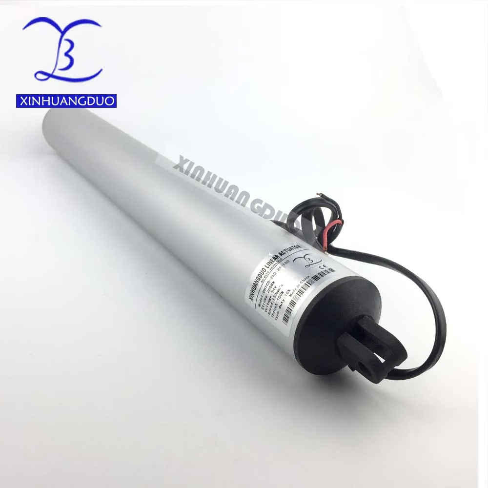 300 مللي متر السكتة الدماغية DC12V/24V/ 230 مللي متر/ثانية سرعة ، 50N-200N محوري القلم نوع الكهربائية مضرب ، خطي المحرك الكهربائي ، مضرب كهربائي
