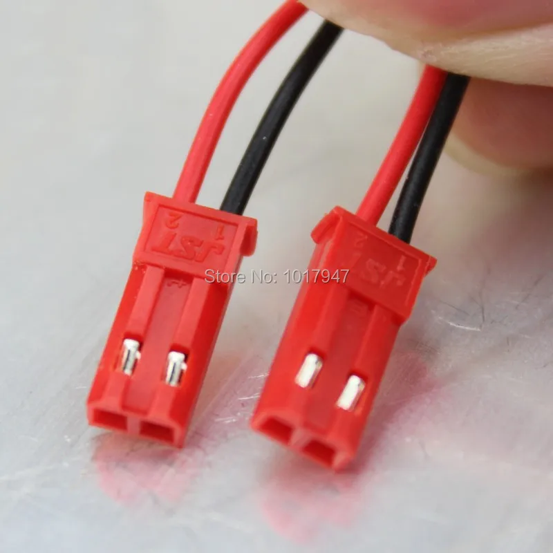 20 pieces lot Male to Male JST Connector Power Cable Wire For For Airplanes & Helicopters