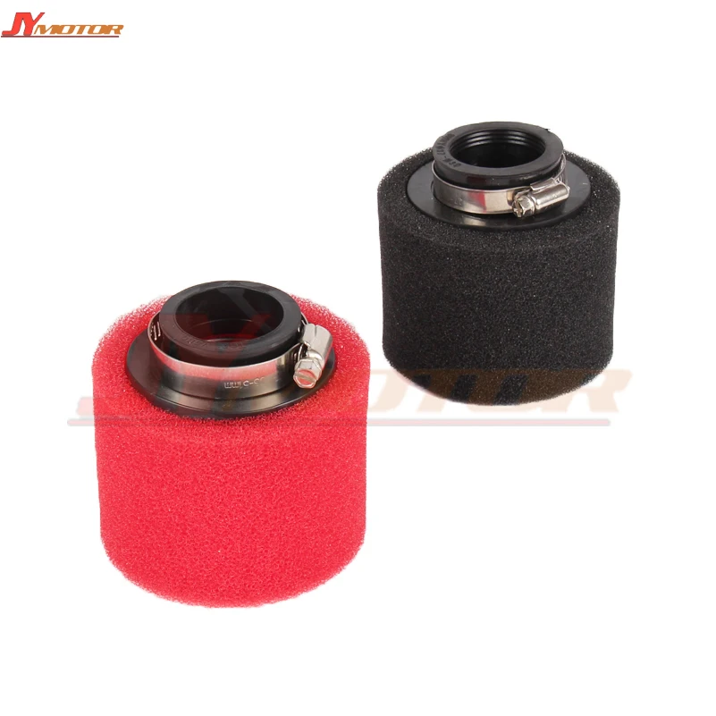 Motorcycle Straight and bent Neck Foam Air Filter 38mm Sponge Cleaner Moped Scooter CG125 150cc Dirt Pit Bike