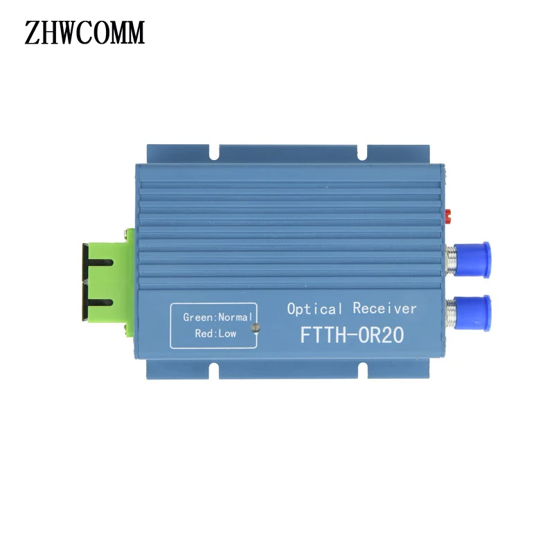 OR20ไฟเบอร์ออปติก CATV ตัวรับสัญญาณ FTTH SC APC สองทางตัวเชื่อมต่อไฟเบอร์ออปติกพร้อมพอร์ตเอาท์พุต2พอร์ต WDM สำหรับ PON WDM