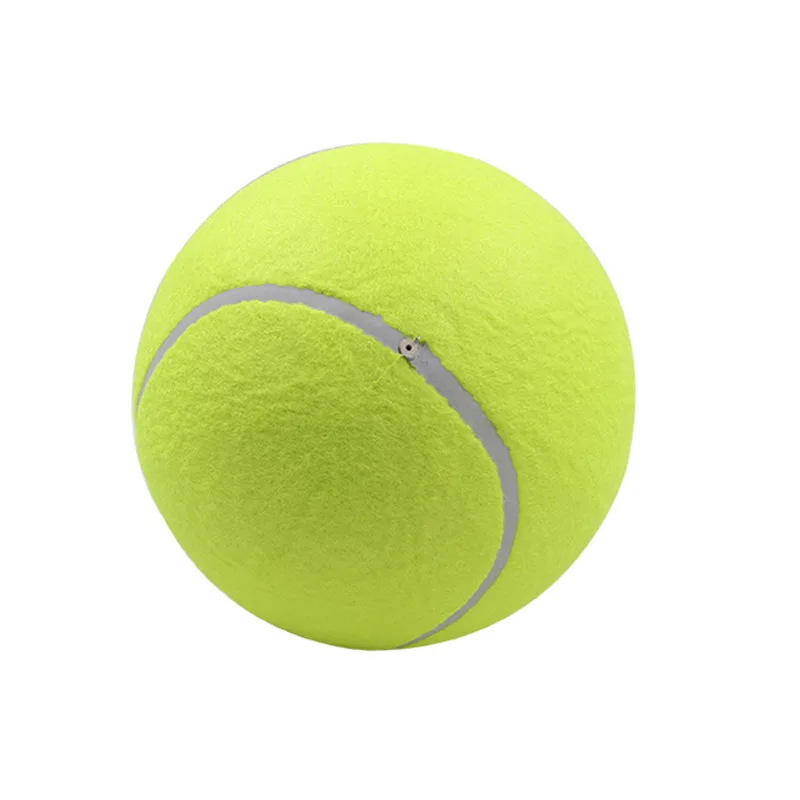 Pet bite toy 24CM Giant Tennis Ball For dogs Chew Toy Inflatable Tennis Ball Signature Mega Jumbo Pet Toy Ball Supplies D2.5