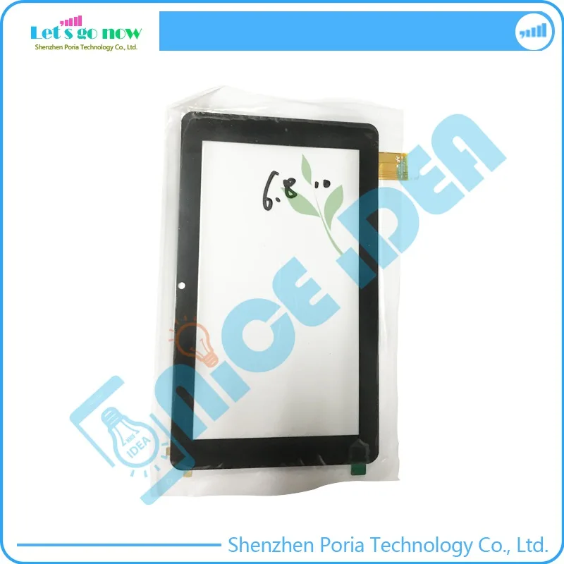 100% New 6.8 Inch Touch Screen Digitizer For A-6201A FPC-TP070199(716)00 Black Front Tablet Touch Panel Glass Replacement