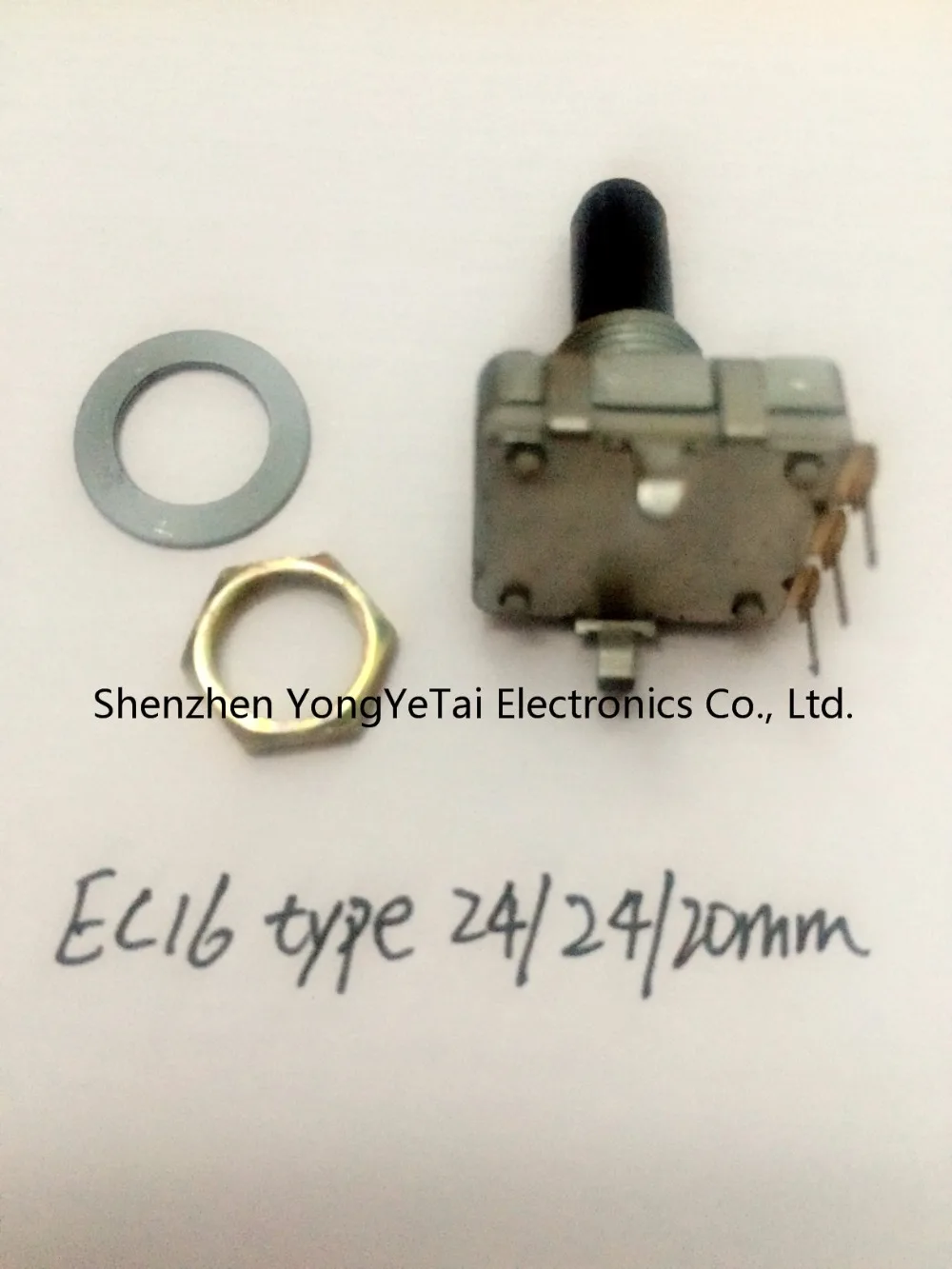 YYT 5PCS EC16 Rotary encoder 24 Number of positioning 24 Pulse length 20MM axis Digital rotary potentiometer