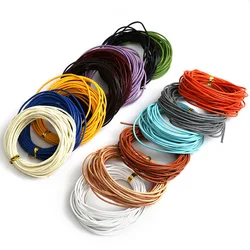 Hot Sale 1.5mm 5m/lot Round Shape Genuine Leather Cord Jewelry for Bracelet & Necklace DIY Making