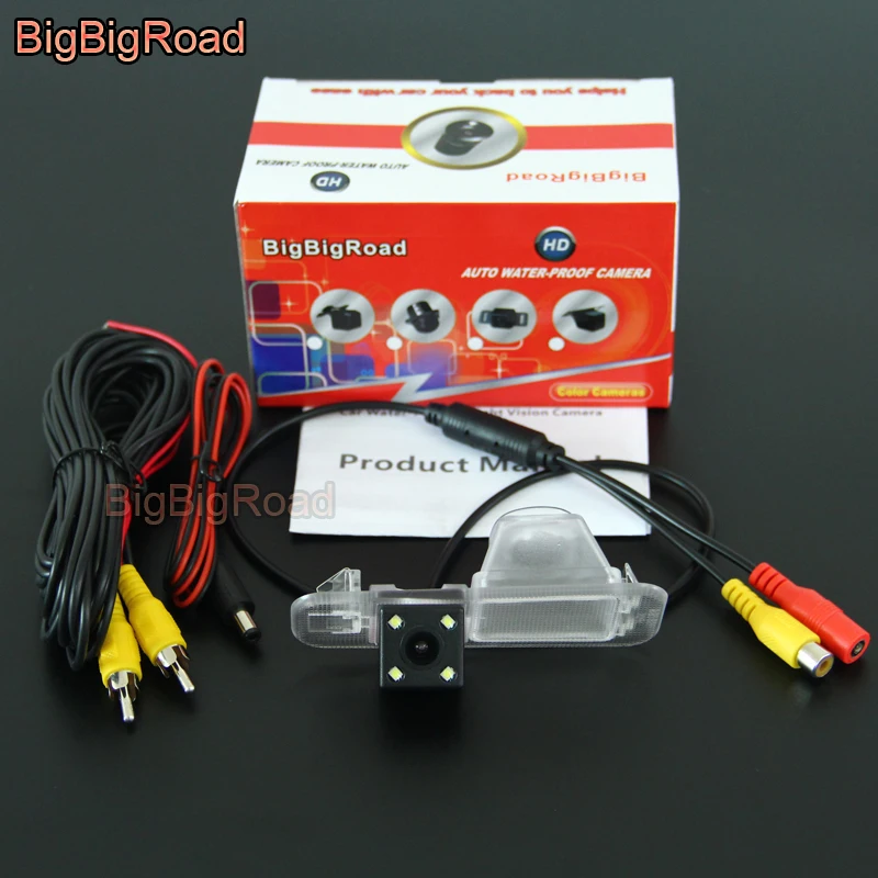 

BigBigRoad Car Rear View Reverse Backup Camera For KIA Rio / K2 Sedan 2007 2008 2009 2010 2011 2012 2013 2014 2015 2016 2017