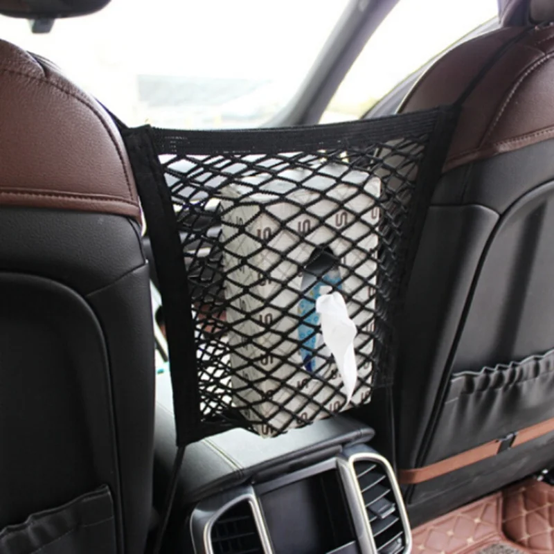 

Car Seat Crevice Nylon rope Storage Bag For Mercedes Benz A180 A200 A260 W203 W210 W211 AMG W204 C E S CLS CLK CLA SLK Classe