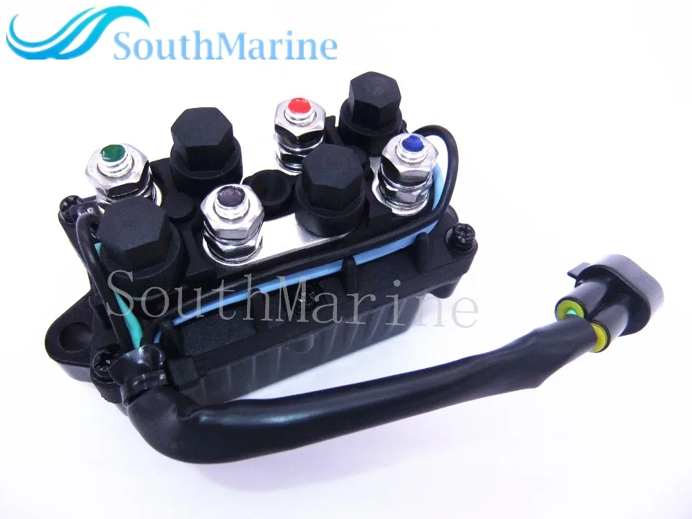 Boat Engine 61A-81950-00-00 Relay Assy for Yamaha 25hp - 250hp ET PPT Outboard Motors , 3 Pin