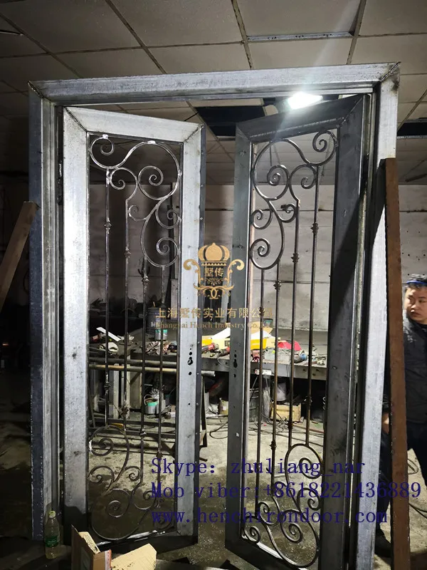 whole sale best iron doors iron double doors iron doors best price for sale  hc-4