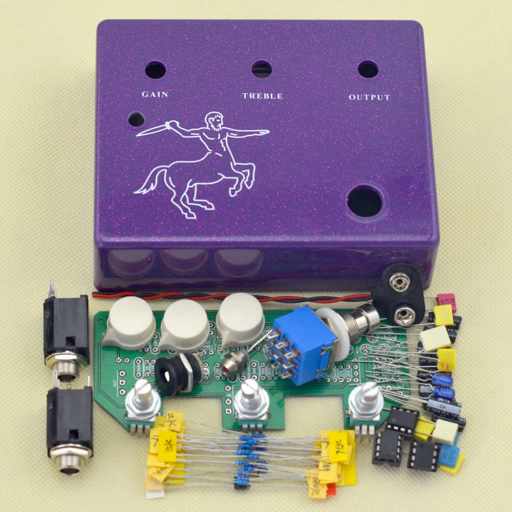 

Комплекты педалей LANDTONE Klon Overdrive и Boost с коробкой 1590bb и IC 7660 TL072 1N34A