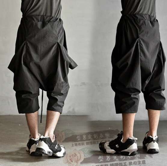 27-44!!Can be customized!!! Middlelowlevel male fashion pants  casual personality loose capris