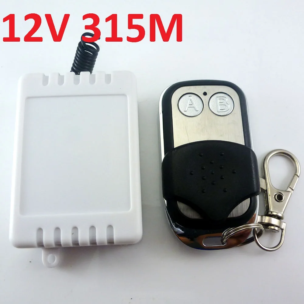 315M DC 12V 1-5000S adjustable delay timer Wireless Relay Remote Switch