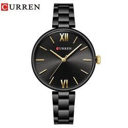 Curren Frauen Uhr Mode Luxus Uhr Reloj Mujer Edelstahl weibliche Uhr Quarz Armband Armbanduhr Uhr Geschenk