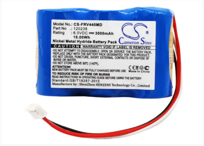 Cameron Sino 3000mah battery for  FRESENIUS infusion pump Optima MS Fresenius  Vial MCM550 ST  RC3000SC05AA