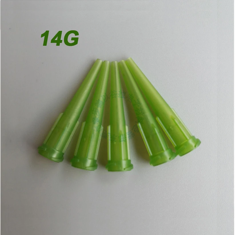 100pcs 14G TT assorted Plastic Conical Smoothflow Tapered Needle/Tips Dispense Tips set