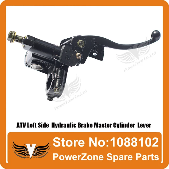 ATV Left Side  Hydraulic Brake Master Cylinder  Lever Fit To  50cc 110cc 125cc 150cc 250cc ATV Quad  Free shipping