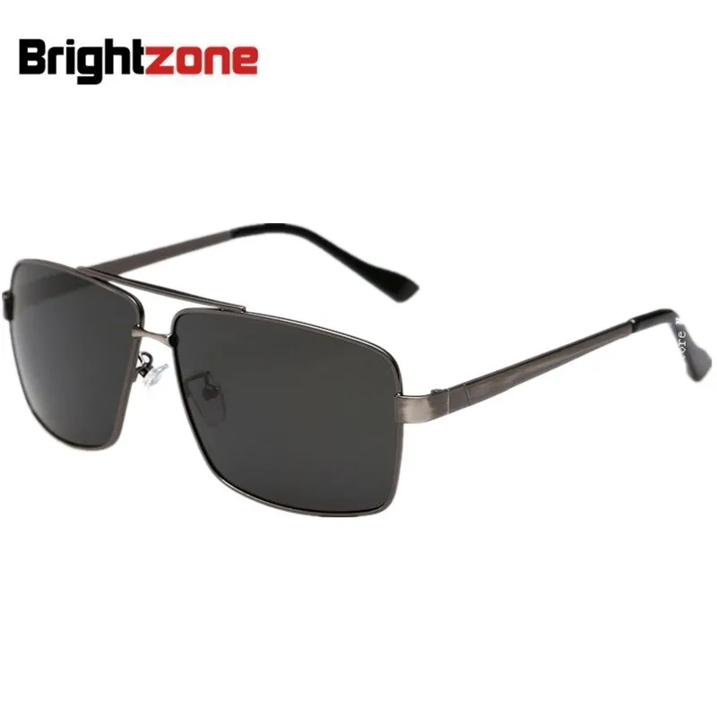 Lunettes de soleil polarisées pour hommes, pour Golf, conduite, pêche, marque de styliste, avec boîte, verres polarisés HD, monture en alliage, 8712