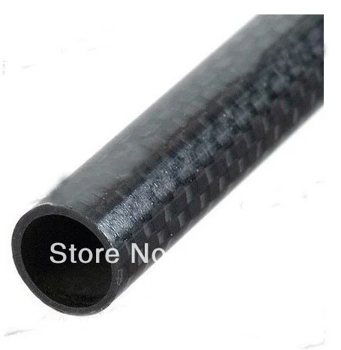 

25mm X 23mm 100% Carbon Fiber Tube 3K Twill 500mm Long Multi-copter ARM DIY