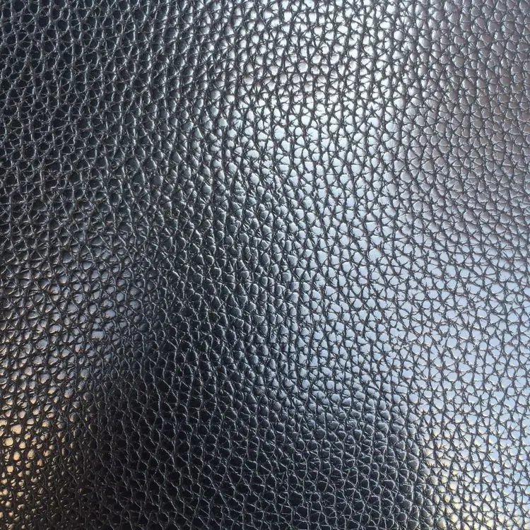 Popular Synthetic Pu Leisure Lichi Embossed Leatherette Lichee Leather Raw Material W912