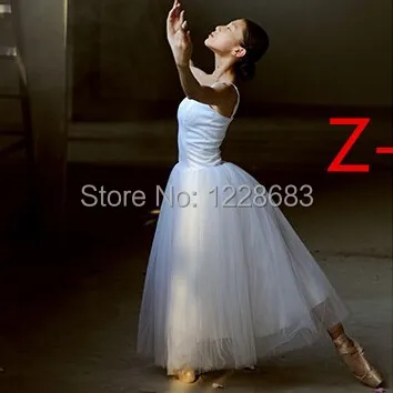 New Women Classical Professional Long Ballet Lyrical Dance Dress Ballerina Tutu Skirt Adult Long Lyrical Dress