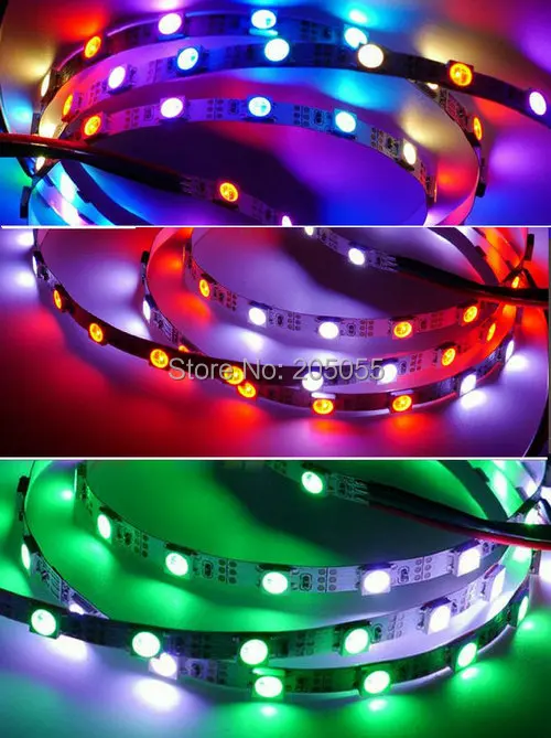 

2m 5050smd WS2812B WS2811IC Individually Addressable Pixel Digital Dream color Strip Light 5mm width 60LED/M 5V Non-waterproof