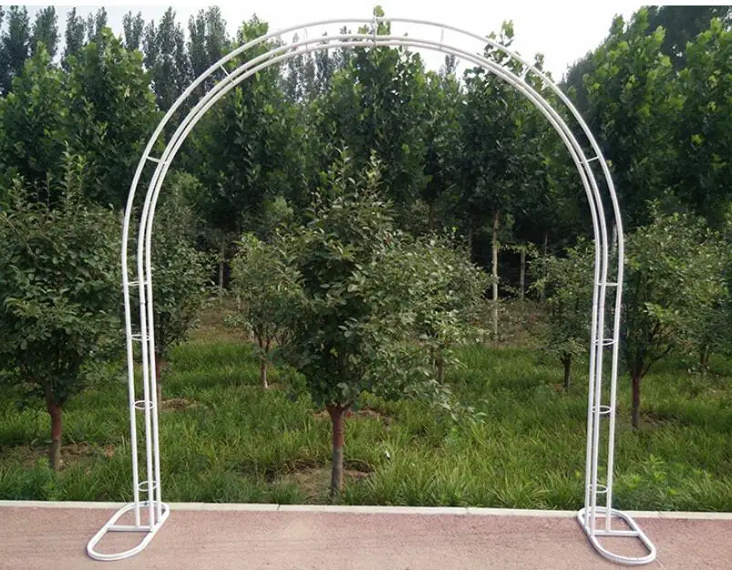 

Arch frame iron art removable galvanized door frame wedding opening cherry arch wedding flower frame climbing frame