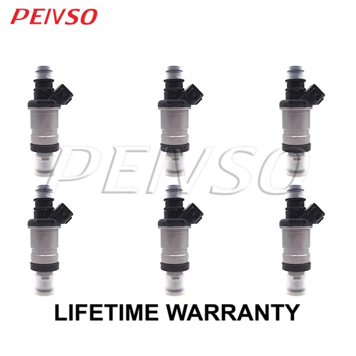 PEIVSO 6pcs 06164-PAA-L40 06164-PAA-L00 06164-P8A-A00  Fuel Injector For ACURA CL 1997~1999 HONDA ACCORD 1998~2002 3.0L V6