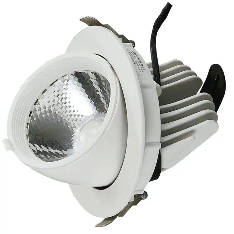 Rotate 360 degrees COB LED Downlight 20W 30W 40W AC85V-265V LED Down Light