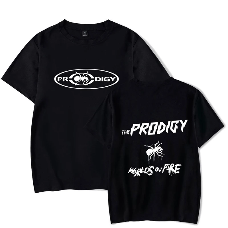 New Summer Fashion Men Women T Shirts PRODIGY Print Casual Hip Hop Tee Shirt Short Sleeve Round Neck Unisex T-shirt Clothes Tops