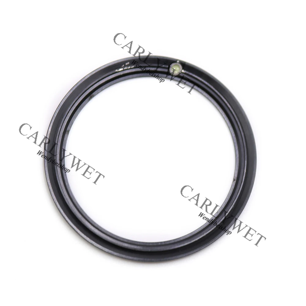 CARLYWET Wholesale High Quality Aluminum Black With White Writing Watch Bezel Insert for 2252