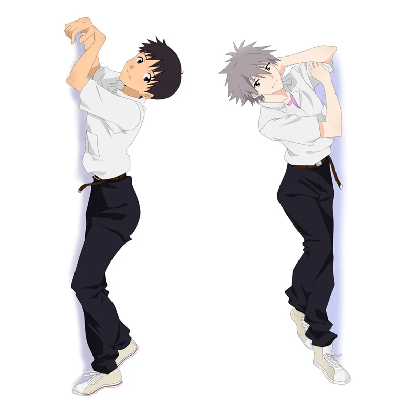 

EVA IKARI SHINJI Dakimakura Hugging Pillowcase, Nagisa Kaworu, Creative DIY, Personalized Custom Pillow Cover