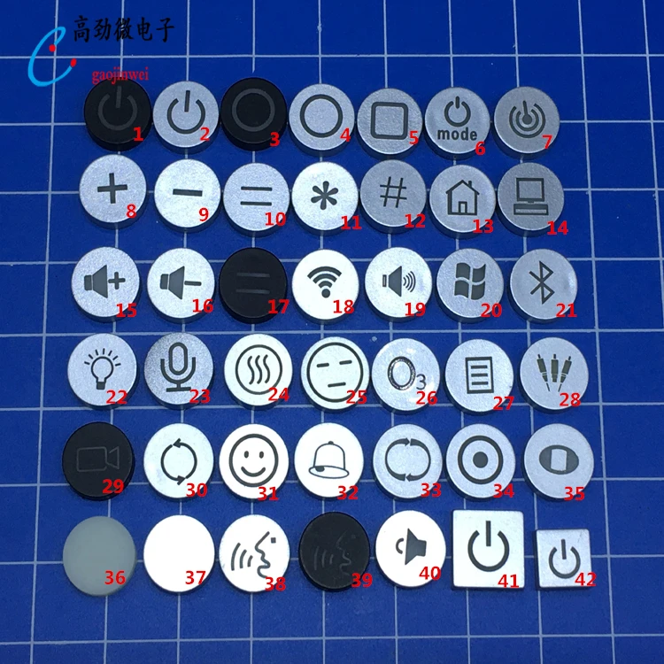 1pcs/lot  6X6 lamp cap 10MM cap pattern creative new