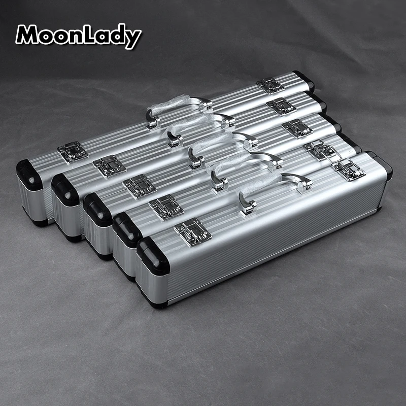 New Arrival Aluminum Alloy Protective Silver Box for Each Tone Two-Section Clarinet Flute Dizi Xiao Accessories