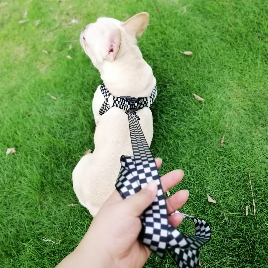 No Pull Dog Harness Adjustable Basic Nylon Step in Puppy Vest Outdoor Walking Training Small medium pet dog harness vest