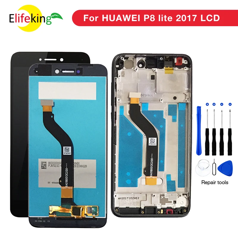 

AAA Quality For Huawei P8 Lite 2017 LCD with Frame For HUAWEI P8 Lite 2017 LCD Display Touch Screen Replacement Assembly