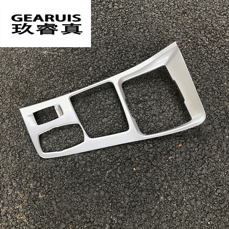 Хромированный автомобильный Стайлинг для BMW 1 серия седан 118i 120i 125i F52 2017 LHD ABS панель переключения передач интерьера отделка рамка крышка литье