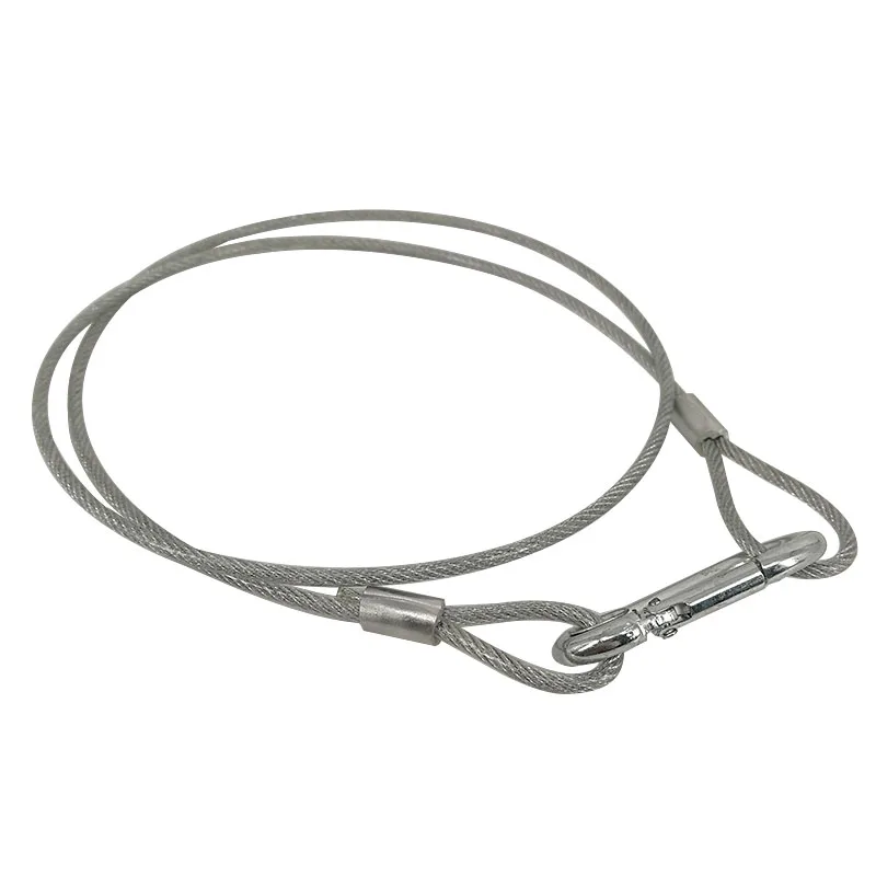 80cm Stainless Steel Rope Load bearing 20kg XR33 Safety Ropes Security Cables for LED Par Moving Head Lighting accessorie