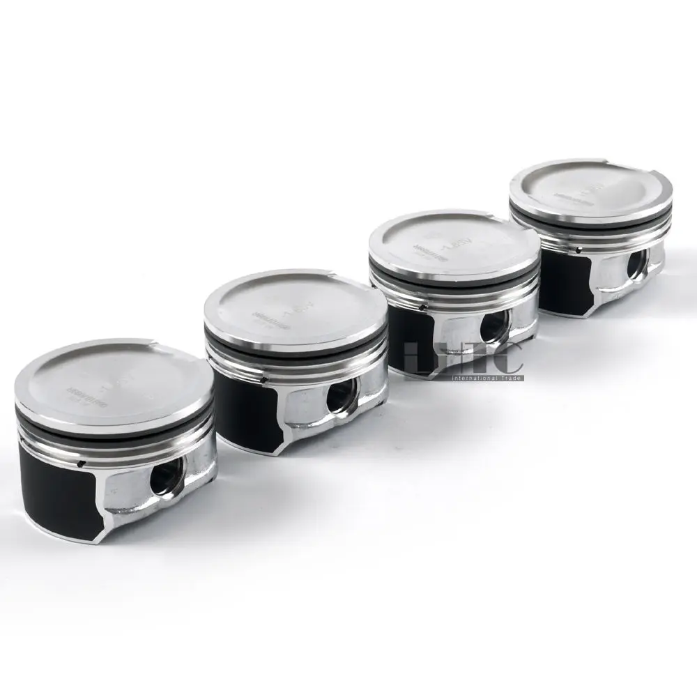 Engine Pistons / Pins STD 81mm 4x For Audi A4 V W Beetle Je tta Golf G TI 1.8T 20V